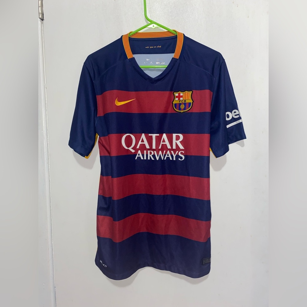 Nike Football Soccer FC Barcelona 2015/16 Home Jersey Men’s Large